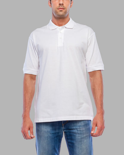 ALL POLO | Classic Pique Polo Shirt - Premium Cotton Blend Short Sleeve Polo