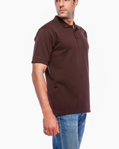 ALL POLO | Classic Pique Polo Shirt - Premium Cotton Blend Short Sleeve Polo