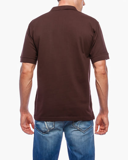 ALL POLO | Classic Pique Polo Shirt - Premium Cotton Blend Short Sleeve Polo