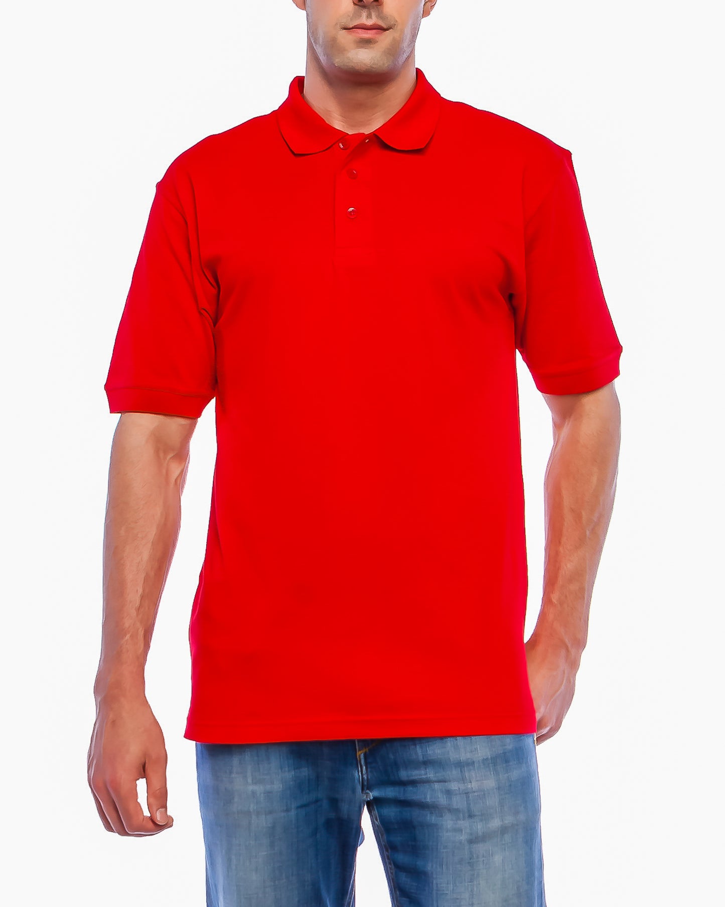 ALL POLO | Classic Pique Polo Shirt - Premium Cotton Blend Short Sleeve Polo
