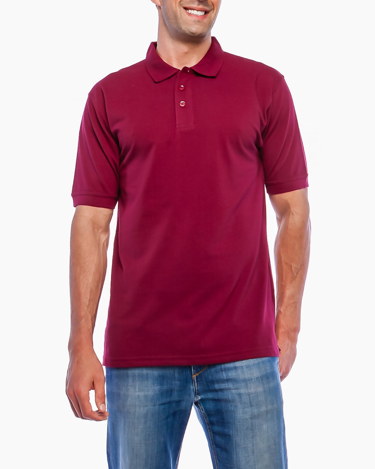 ALL POLO | Classic Pique Polo Shirt - Premium Cotton Blend Short Sleeve Polo