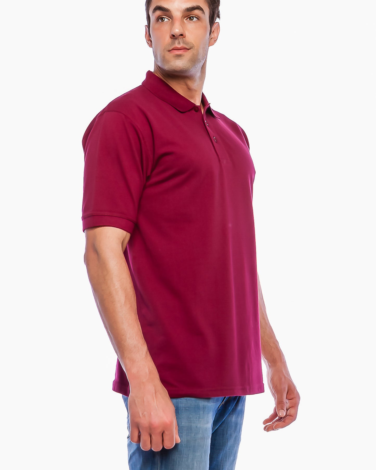 ALL POLO | Classic Pique Polo Shirt - Premium Cotton Blend Short Sleeve Polo