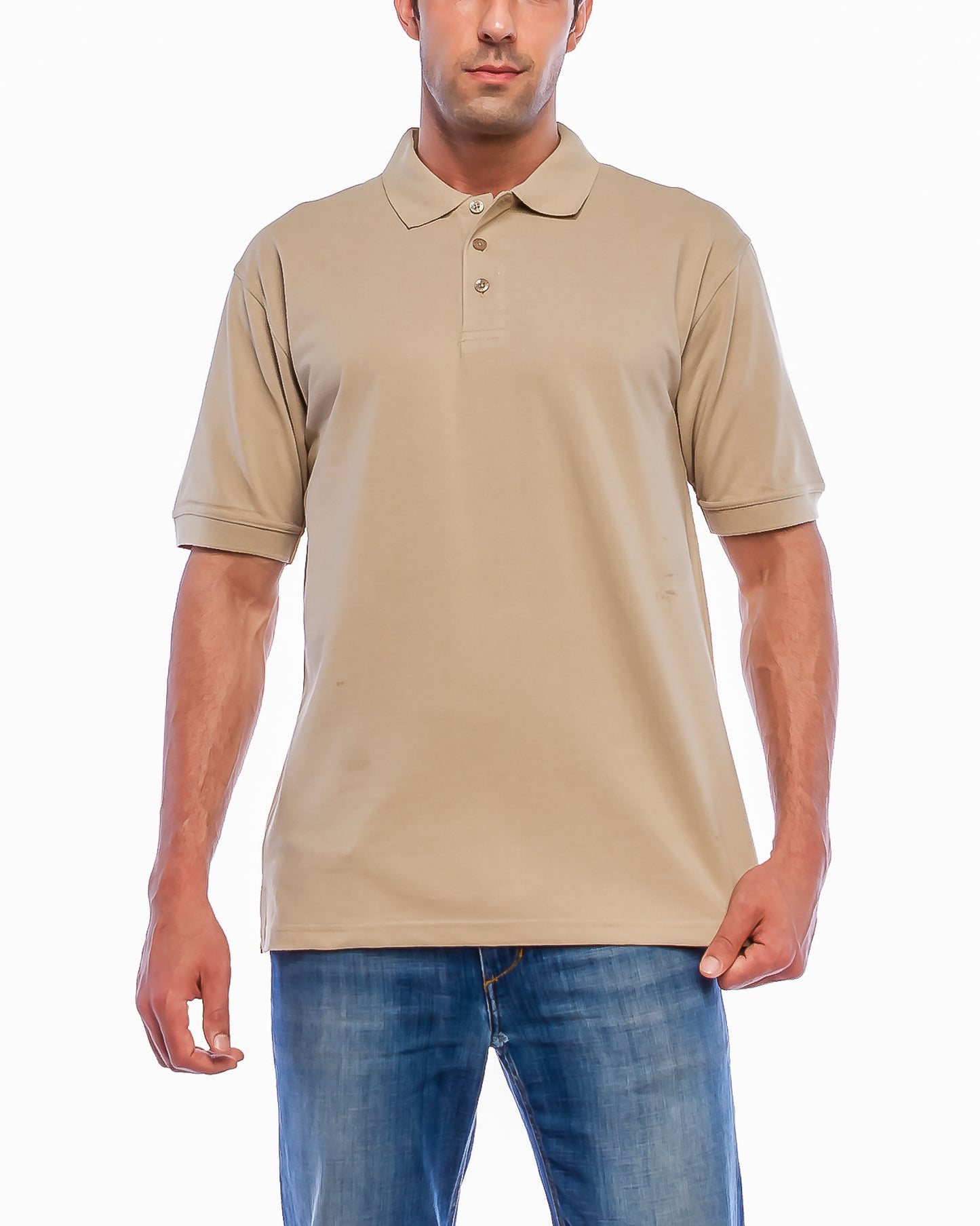 ALL POLO | Classic Pique Polo Shirt - Premium Cotton Blend Short Sleeve Polo