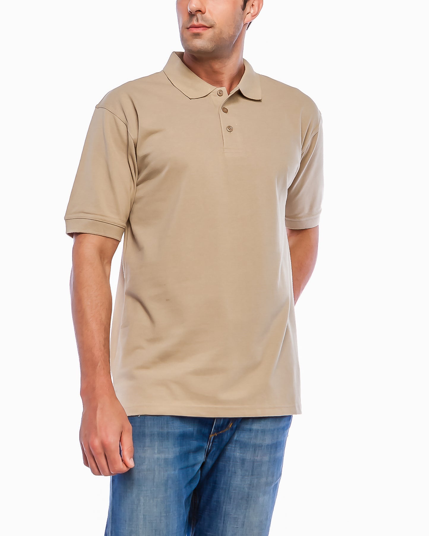 ALL POLO | Classic Pique Polo Shirt - Premium Cotton Blend Short Sleeve Polo