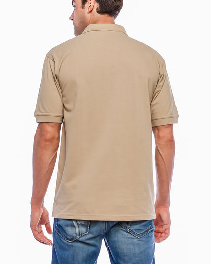 ALL POLO | Classic Pique Polo Shirt - Premium Cotton Blend Short Sleeve Polo