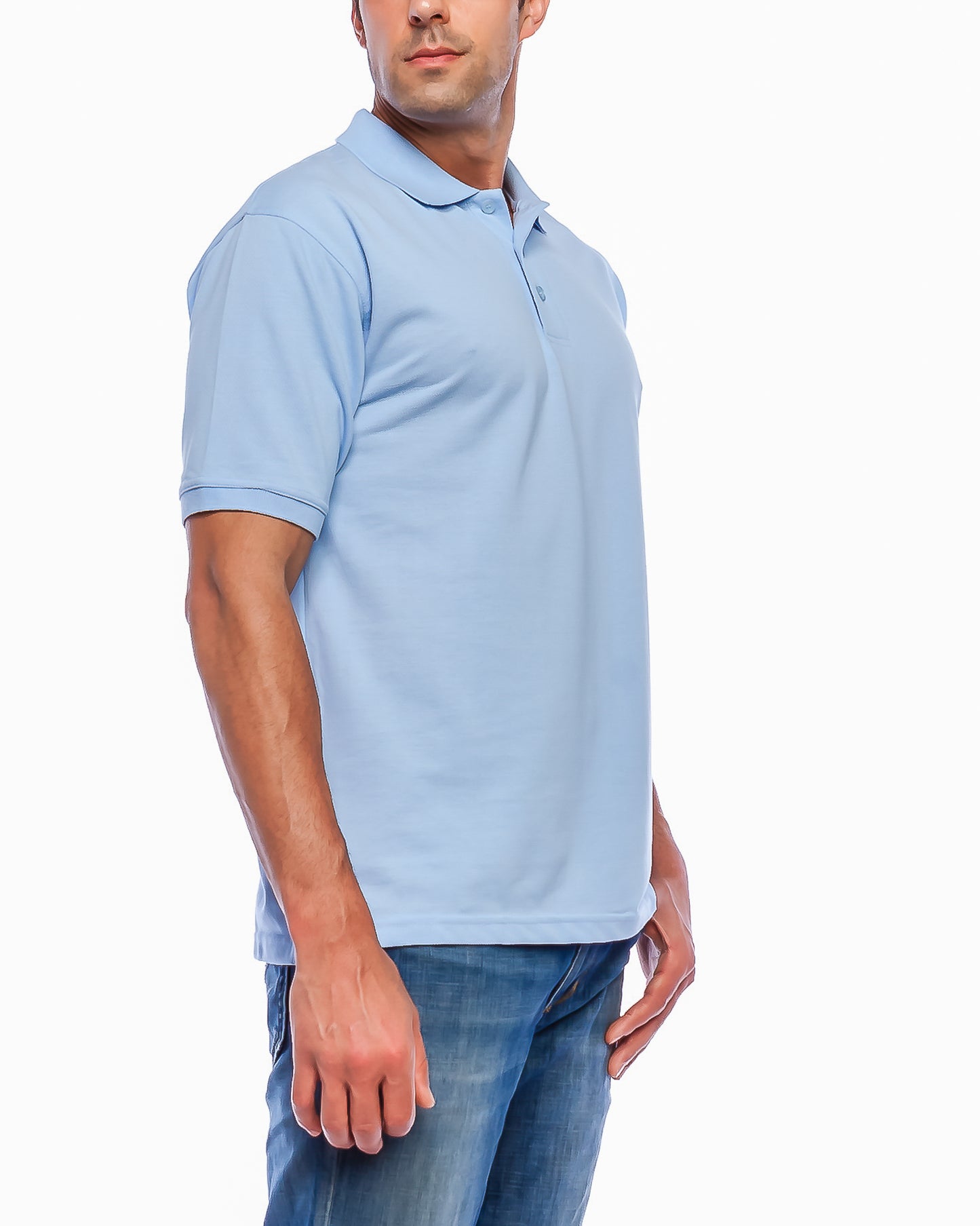 ALL POLO | Classic Pique Polo Shirt - Premium Cotton Blend Short Sleeve Polo