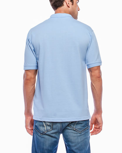 ALL POLO | Classic Pique Polo Shirt - Premium Cotton Blend Short Sleeve Polo