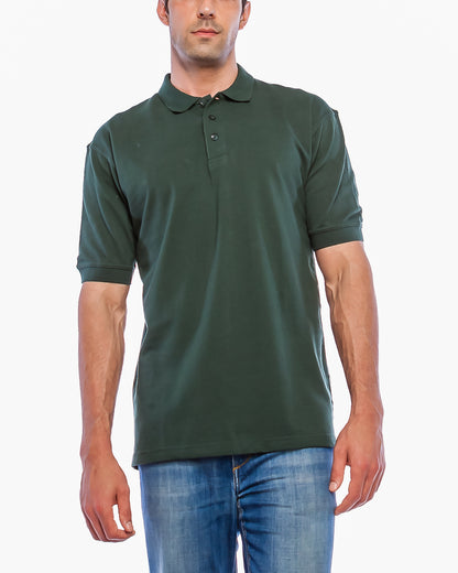 ALL POLO | Classic Pique Polo Shirt - Premium Cotton Blend Short Sleeve Polo