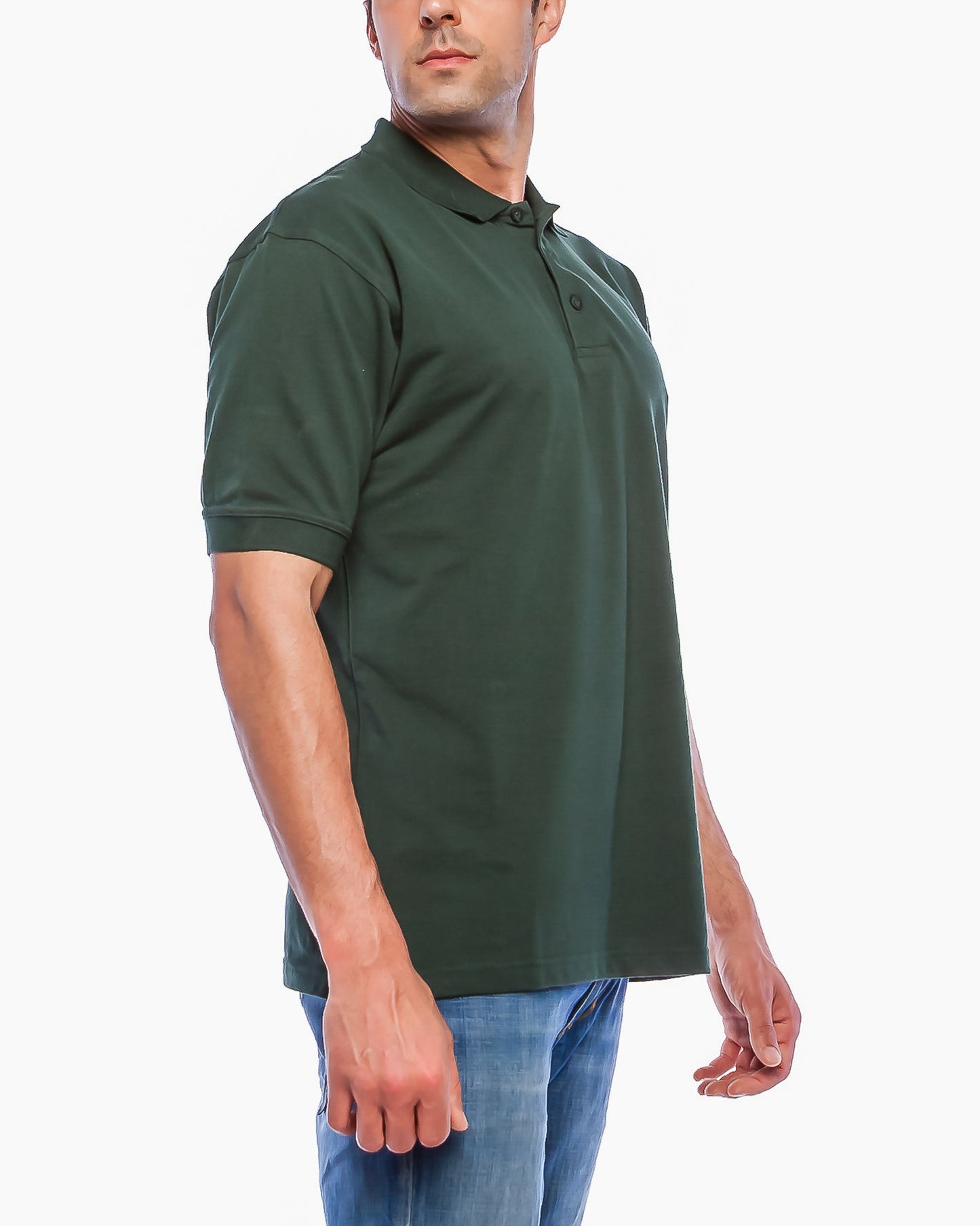 ALL POLO | Classic Pique Polo Shirt - Premium Cotton Blend Short Sleeve Polo