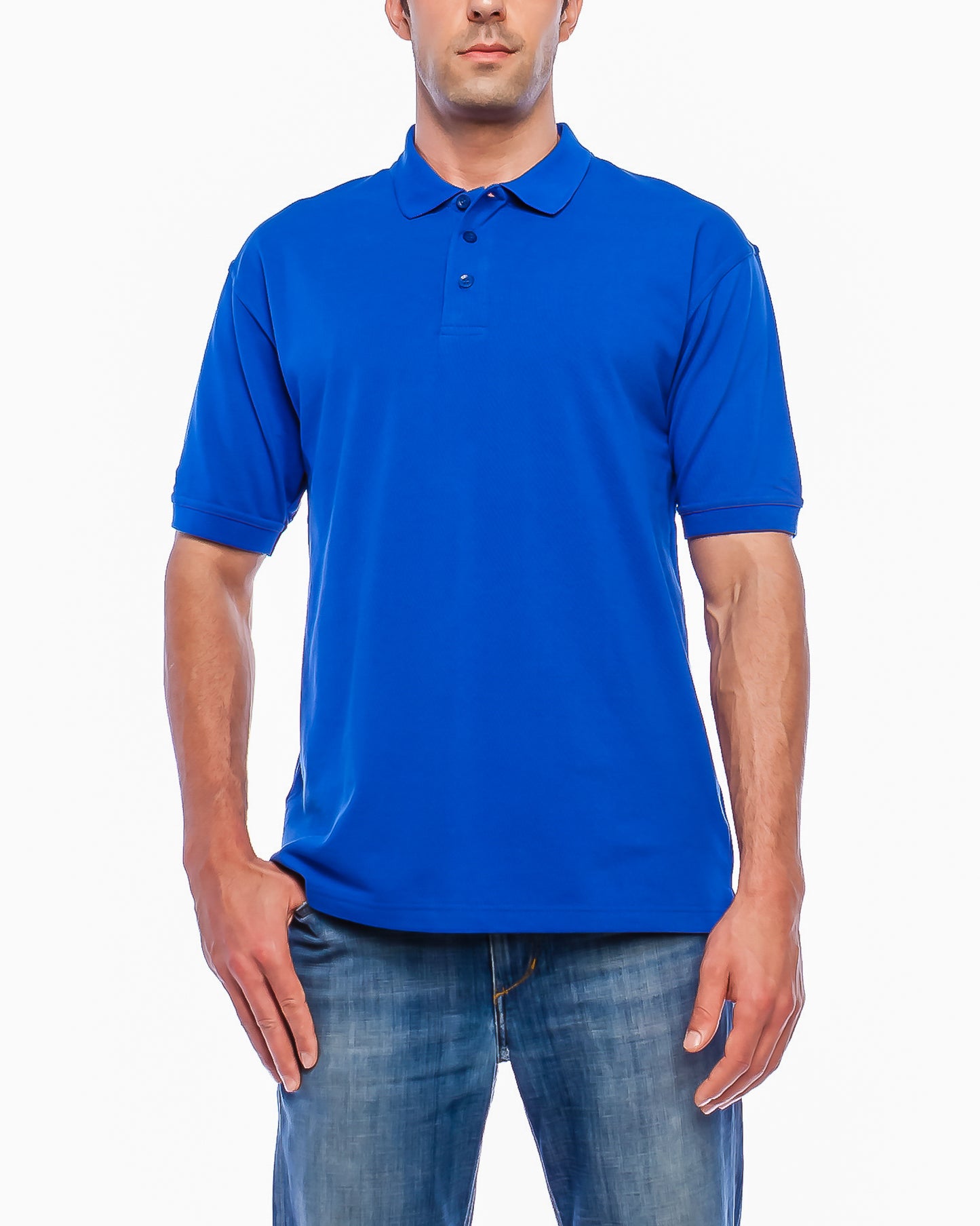 ALL POLO | Classic Pique Polo Shirt - Premium Cotton Blend Short Sleeve Polo