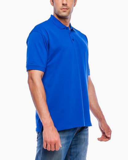 ALL POLO | Classic Pique Polo Shirt - Premium Cotton Blend Short Sleeve Polo