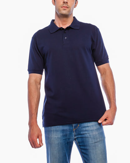 ALL POLO | Classic Pique Polo Shirt - Premium Cotton Blend Short Sleeve Polo