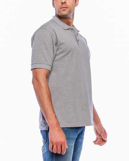 ALL POLO | Classic Pique Polo Shirt - Premium Cotton Blend Short Sleeve Polo
