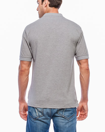 ALL POLO | Classic Pique Polo Shirt - Premium Cotton Blend Short Sleeve Polo