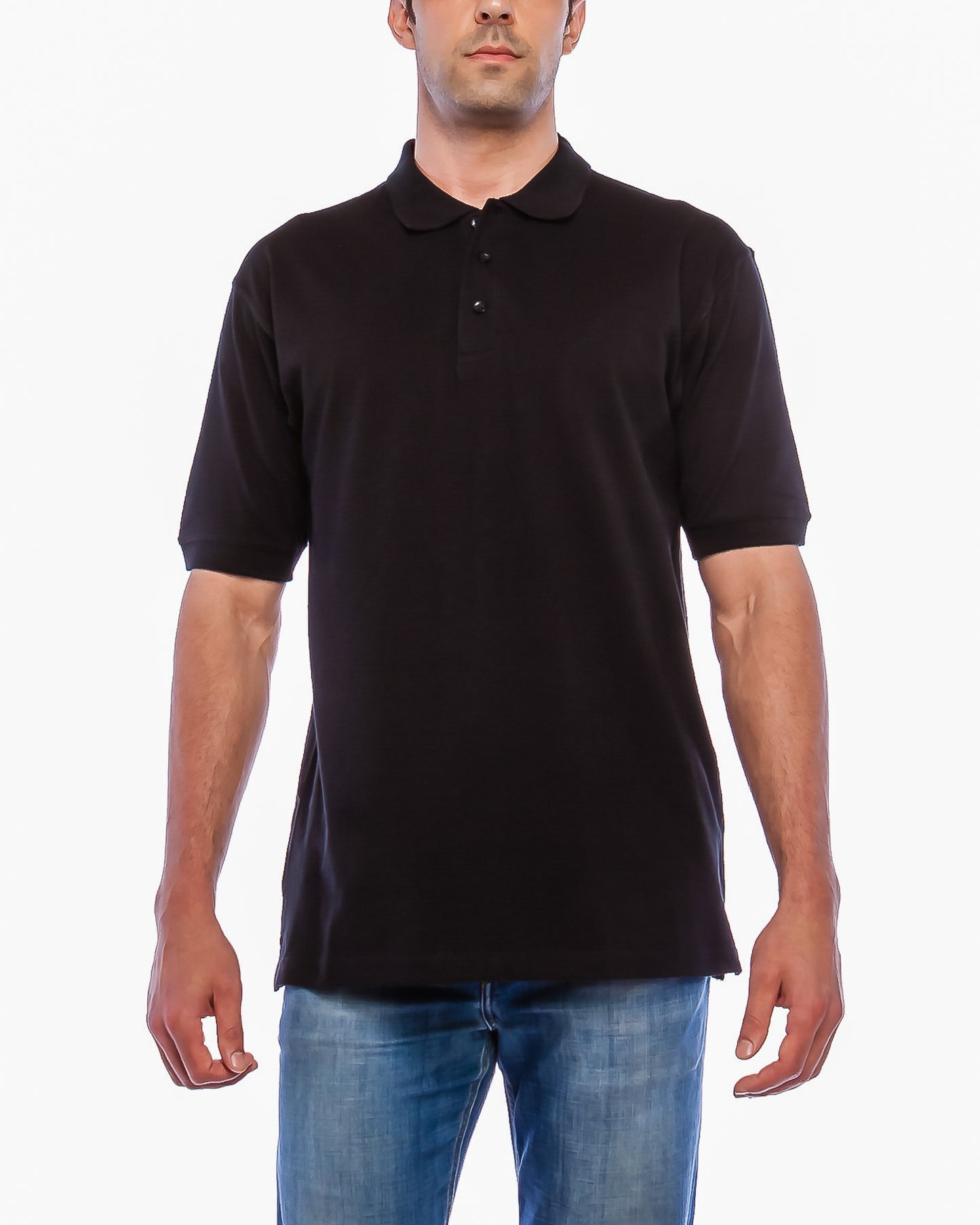 ALL POLO | Classic Pique Polo Shirt - Premium Cotton Blend Short Sleeve Polo