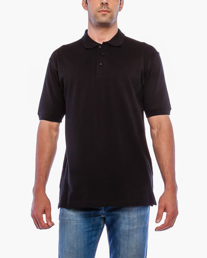 ALL POLO | Classic Pique Polo Shirt - Premium Cotton Blend Short Sleeve Polo