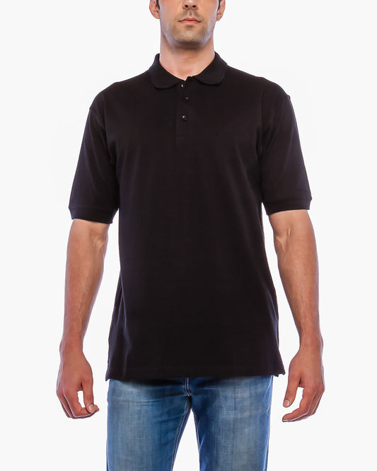 ALL POLO | Classic Pique Polo Shirt - Premium Cotton Blend Short Sleeve Polo
