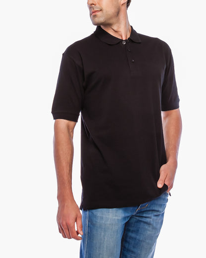 ALL POLO | Classic Pique Polo Shirt - Premium Cotton Blend Short Sleeve Polo