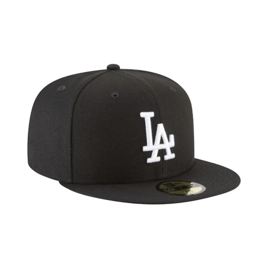 NEW ERA | Los Angeles Dodgers Black and White Basic 59FIFTY Fitted