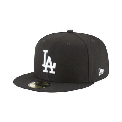 NEW ERA | Los Angeles Dodgers Black and White Basic 59FIFTY Fitted