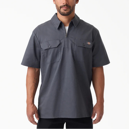 DICKIES | 1/4 Zip Work Shirt