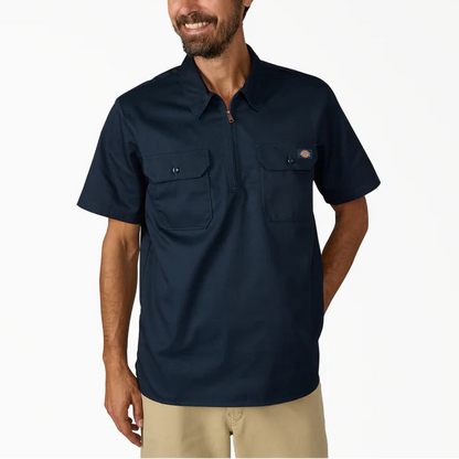 DICKIES | 1/4 Zip Work Shirt