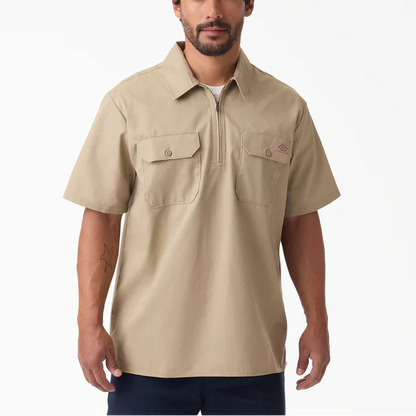 DICKIES | 1/4 Zip Work Shirt