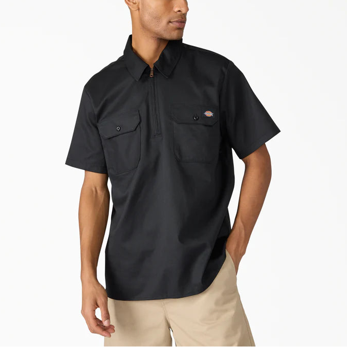 DICKIES | 1/4 Zip Work Shirt