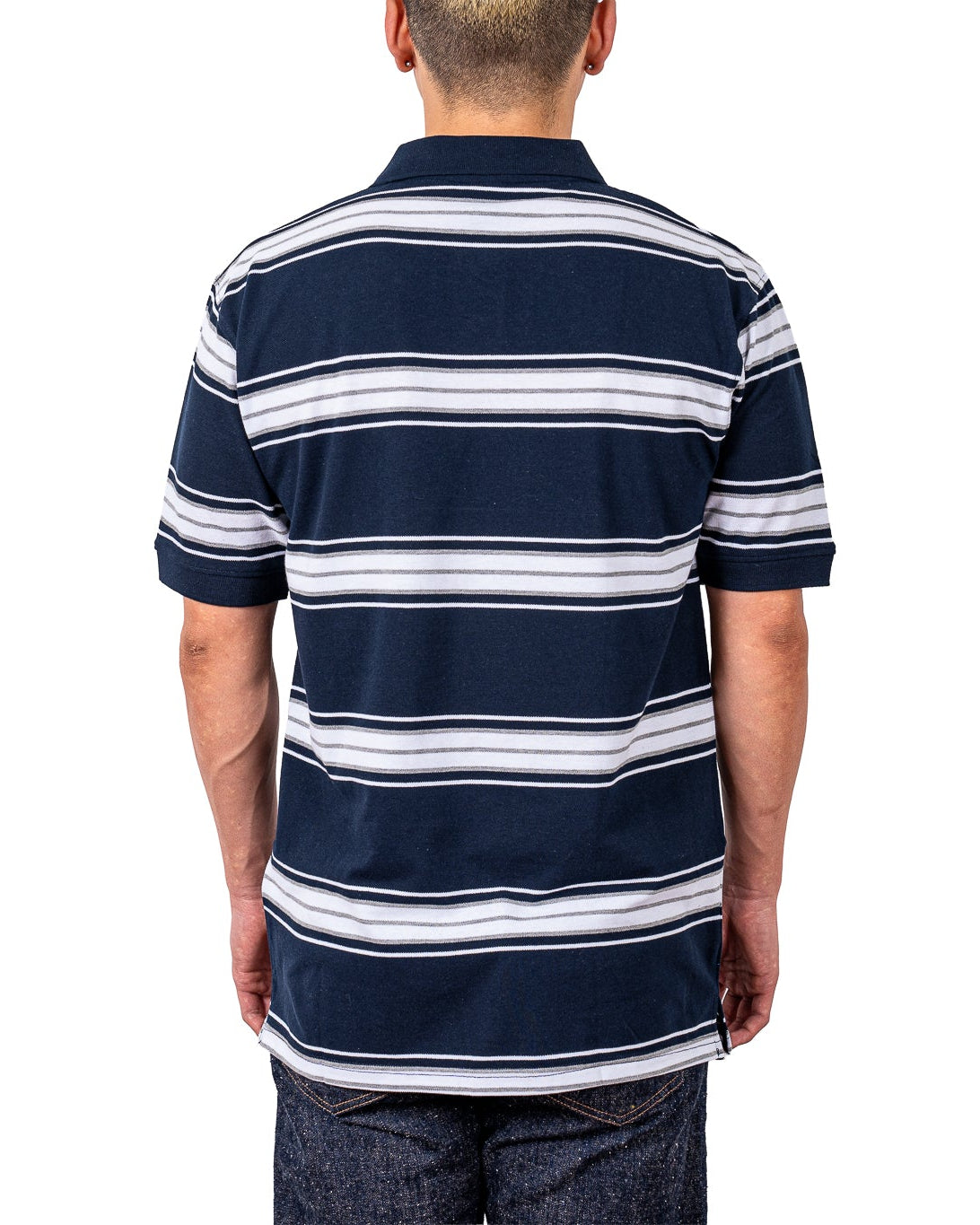 ALL POLO | Classic Striped Polo Shirt - Premium Cotton Blend Short Sleeve Polo